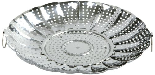 Norpro 176C Stainless Steel Vegetable Steamer  7.75 inch  Silver