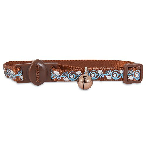 Petmate Cat Glow Collar  Delicious Brown  3 8 inch x 8-12 inch