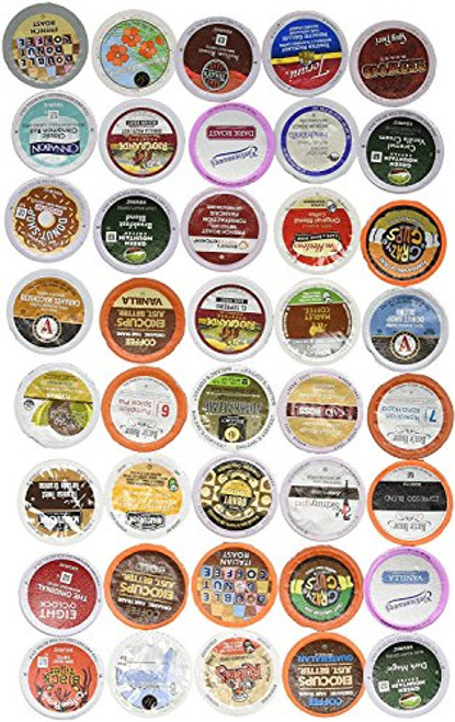 Coffee Variety Sampler Pack Single Serve Cups for Keurig K-Cup Brewers, 40 Count (Premium Sampler) Coffee Variety Sampler Pack Single Serve Cups for Keurig K-Cup Brewers, 40 Count (Premium Sampler)
