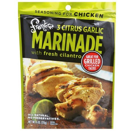 Frontera 3 Citrus Garlic Marinade with Fresh Cilantro  6 oz  -Pack of 6-