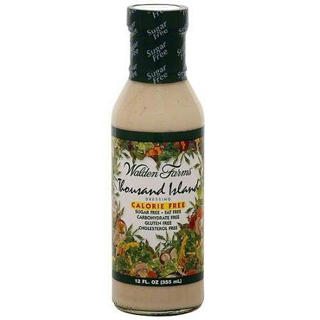 Walden Farms Thousand Island Dressing  12 oz -Pack of 6-