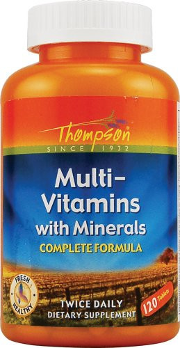 Multi Vitamins with Minerals Thompson 120 Tabs