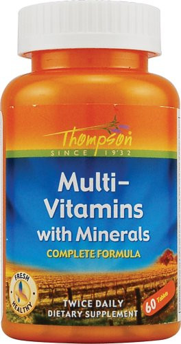 Thompson Multi Vitamins with Minerals  Tablet -Btl-Plastic- 60ct