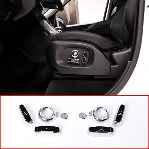 CHEYA 8Pcs ABS Seat Adjustment Button Cover Trim for Land Rover Range Rover Sport Velar Evoque Discovery 5 CHEYA 8Pcs ABS Seat Adjustment Button Cover Trim for Land Rover Range Rover Sport Velar Evoque Discovery 5