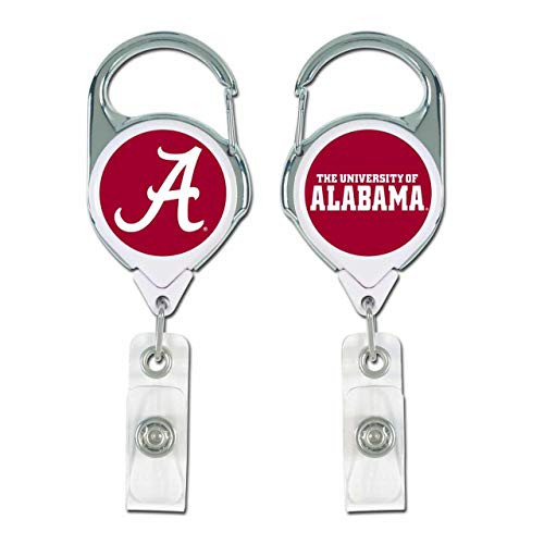WinCraft NCAA Alabama Crimson Tide Badge HolderPremium Retractable Badge Holder  Team Colors  One Size WinCraft NCAA Alabama Crimson Tide Badge HolderPremium Retractable Badge Holder  Team Colors  One Size