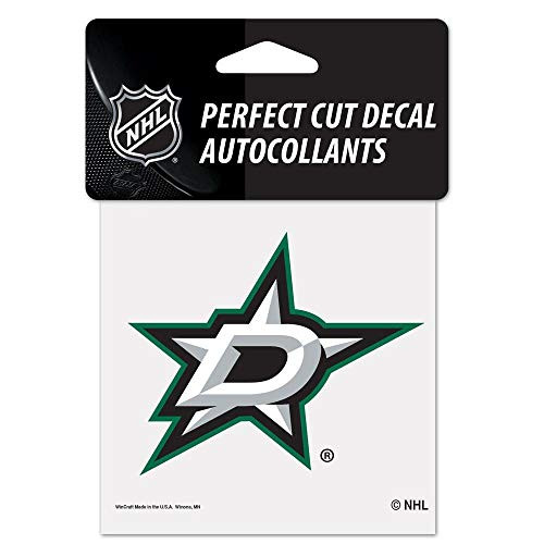 NHL Dallas Stars Perfect Cut Color Decal  8 inch x 8 inch