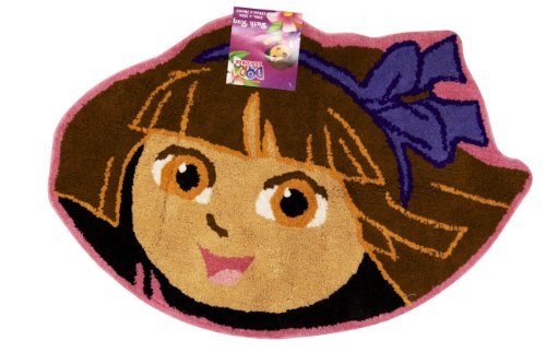 Nickelodeon Dora The Explorer Area Rug  inchPicnic inch Bath Mat  inch