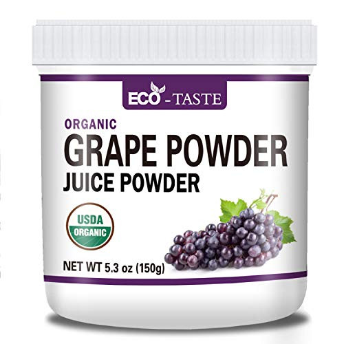 Organic Grape Powder  5.3oz-150g-  Premium Grape Juice Powder  100 percent  Pure  No Gmo  No Additives