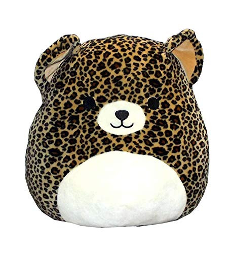 Kellytoy Squishmallows Pillow Plush Toy, 8" Lexie The Cheetah