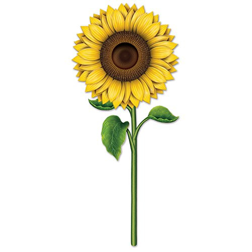 Beistle Sunflower Spring Cutout - 1 Pc  3   Multicolor