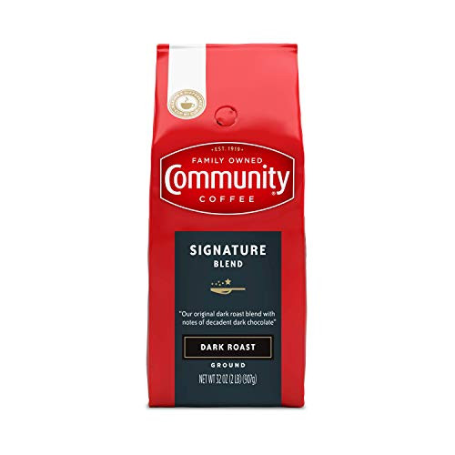 Community Coffee Signature Blend Dark Roast Ground Coffee 32 Ounce Bag -Pack of 2- Community Coffee Signature Blend Dark Roast Ground Coffee 32 Ounce Bag -Pack of 2-