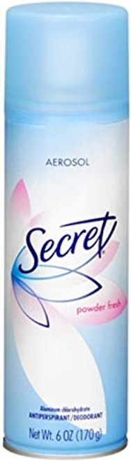 Secret Anti-Perspirant Deodorant Aerosol Spray Powder Fresh 6 oz -Pack of 4- Secret Anti-Perspirant Deodorant Aerosol Spray Powder Fresh 6 oz -Pack of 4-