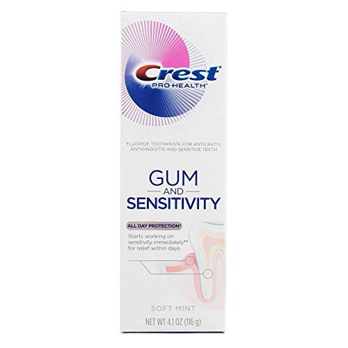 Crest Toothpaste 4.1 Ounce Gum  Plus  Sensitivity Soft Mint -Pack of 2-