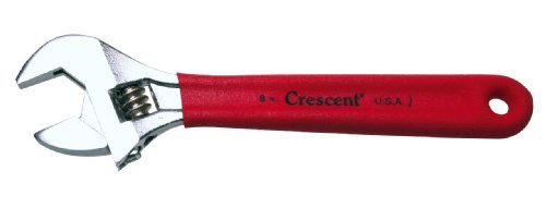 Crescent 8 inch Adjustable Cushion Grip Wrench MUSA - Bagged - AC18C