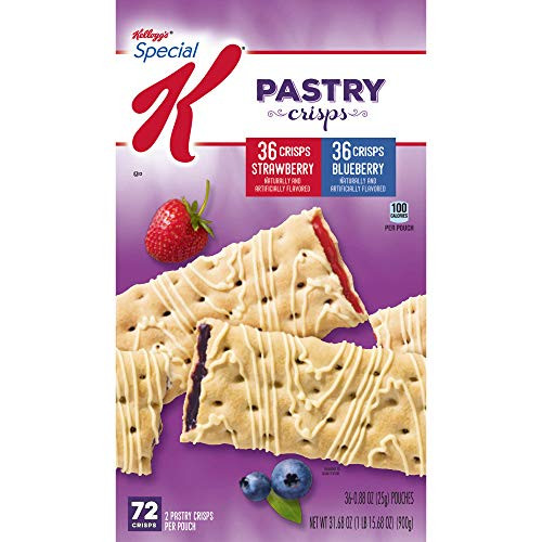 Kellogg s Special K Strawberry and Blueberry Pastry Crisps Fruit Variety Pack 60 Count Kellogg s Special K Strawberry and Blueberry Pastry Crisps Fruit Variety Pack 60 Count