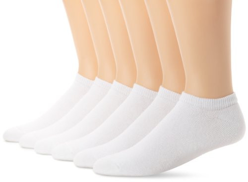 Hanes Ultimate Men s 6-Pack Low-Cut Socks  White  6-12 Shoe Size