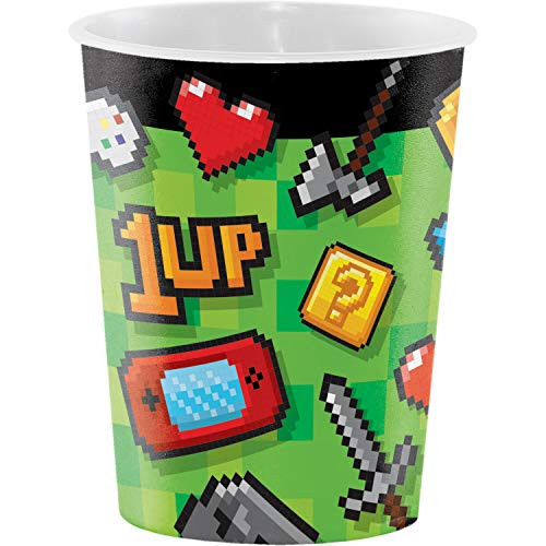 Video Game Party 16 oz Favor Cups  8 ct