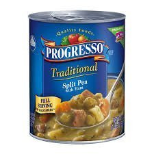 Progresso  Traditional Soups  18.5oz Can -Pack of 6- -Split Pea With Ham Soup-