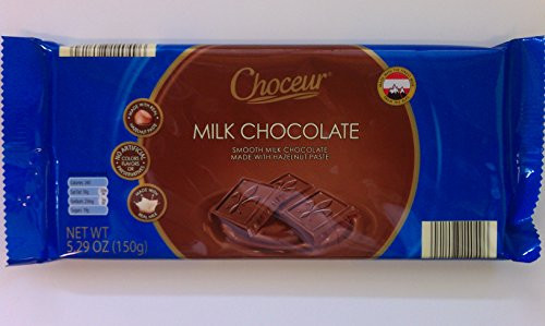 Choceur Milk Chocolate 5.29 oz bar -Pack of 6-