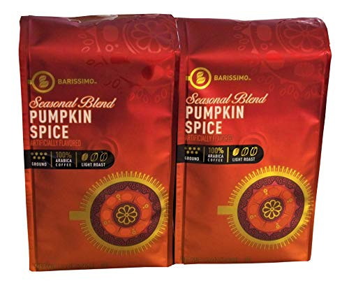 Barissimo Seasoned Blend Pumpkin Spice Ground Coffee Light Roast 100 percent  Arabica
