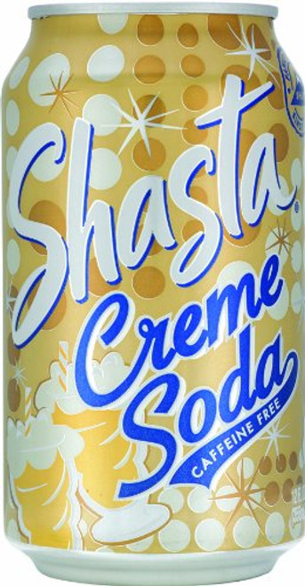 Shasta Cream Soda  12-Ounces -Pack Of 24-