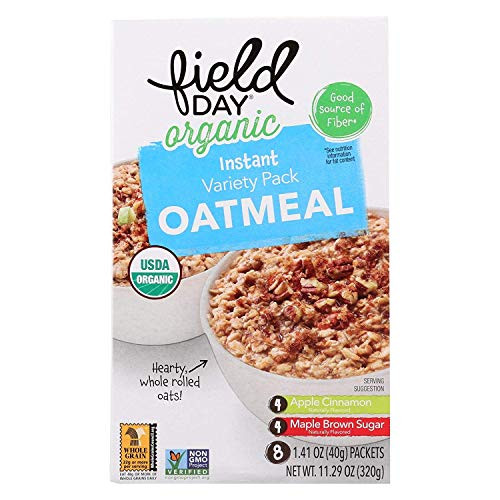 Field Day  Inst Oatmeal  Og2  Variety  Pack of 6  Size - 11.29 OZ  Quantity - 1 Case