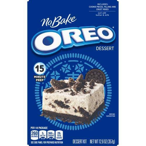 Jell-O  No-Bake  Oreo Dessert  12.6-Ounce Box -Pack of 4-