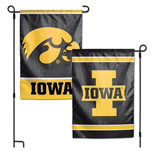 WinCraft NCAA Iowa Hawkeyes 12 x 18 inch 2-Sided Garden Flag