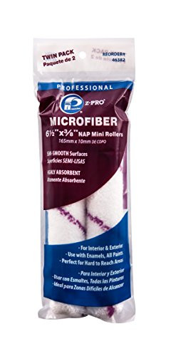 Microfiber Roller  6-1 2 in L  3 8 Nap  PK2
