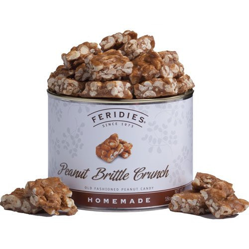 FERIDIES Peanut Brittle Crunch 18oz Vacuum Sealed Tin