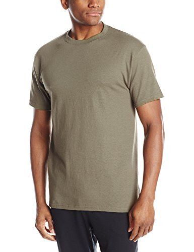 Soffe Men s Cotton Tee Olive Dye Green Medium