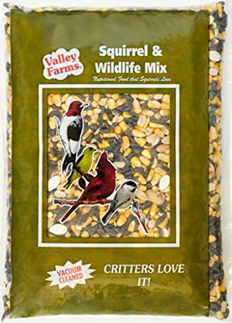 Valley Farms Squirrel  and  Wildlife Mix - Wild Bird Food - 4 LBS