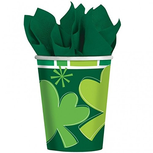 Amscan International 266 ml Spring Clover Paper Cups 8ct