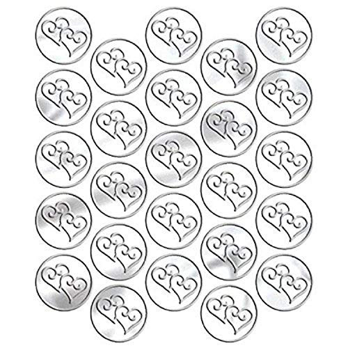 Amscan Metallic Seals  6 1 4 inch x 5 1 4 inch  Silver