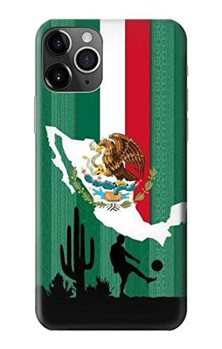R2994 Mexico Football Soccer Map Flag Case Cover for iPhone 11 Pro Max