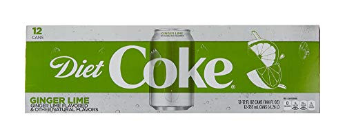 Diet Coke Soda  Ginger Lime  12 fl. oz. -Pack of 12-