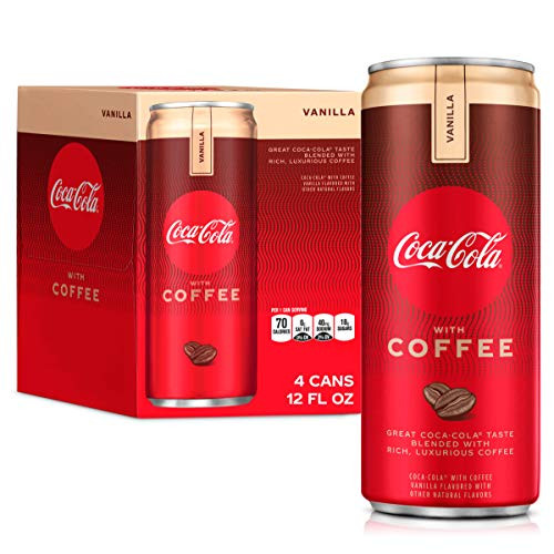 Coca-Cola With Coffee Vanilla  12 Fl Oz -Pack Of 4-