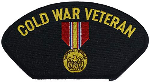Cold War Veteran  and  National Defense Medal 5 inch Embroidered Patch HON1706h