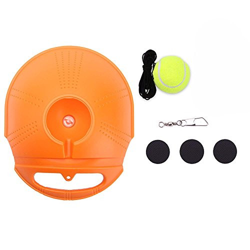 Shotbow Tennis Training Tool Solo Tennis Trainer Rebound Ball Exercise Tennis Ball Self-study Rebound Ball Baseboard Tennis Practice Equipment for Kids Youth Beginner Practice -Yellow- Shotbow Tennis Training Tool Solo Tennis Trainer Rebound Ball Exercise Tennis Ball Self-study Rebound Ball Baseboard Tennis Practice Equipment for Kids Youth Beginner Practice -Yellow-