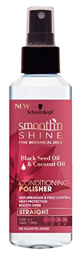 Smooth N Shine Straight Polisher Conditioning Spray 5 Ounce -147ml- -2 Pack-