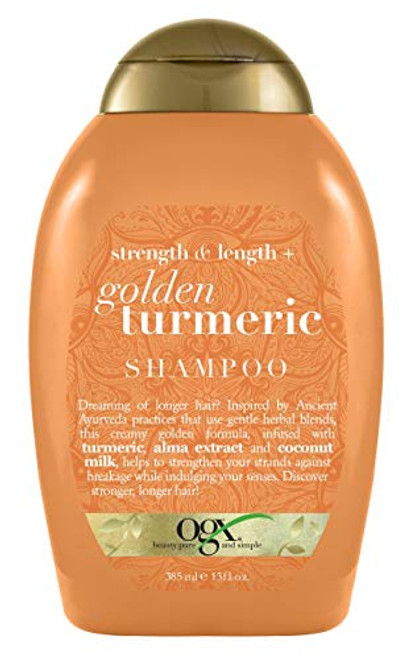 Ogx Shampoo Golden Turmeric 13 Ounce -385ml- -Pack of 2-