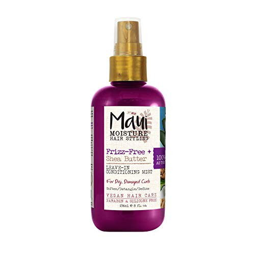 Frizz-Free Shea Butter Leave-in Conditioning Mist Curly Hair Styling No Drying Alcohols Parabens or Silicone Frizz-Free Shea Butter Leave-in Conditioning Mist Curly Hair Styling No Drying Alcohols Parabens or Silicone