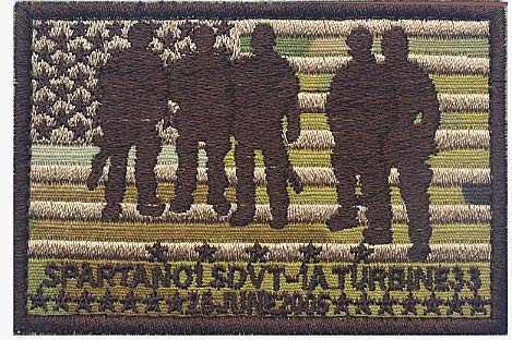 Seal Team Operation Red Wings Lone Survivor SDVT-1A Spartan 01 Military Hook Loop Tactics Morale Embroidered Patch -color1-