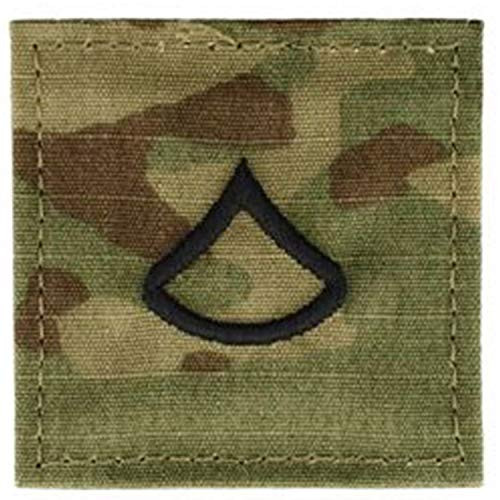 Ira Green Army Rank PFC Private First Class OCP Patch - Pair