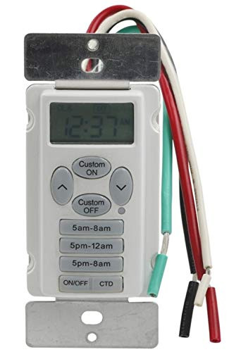 Prime EZ-SET Indoor Digital In Wall Timer White