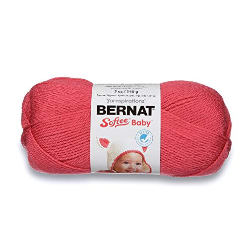 Bernat Softee Baby Yarn  5 oz  Gauge 3 Light  Soft Red