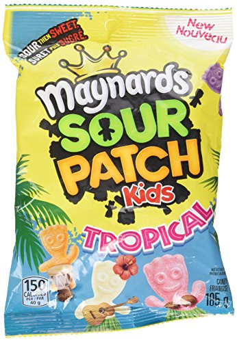 Maynards Sour Patch Kids Tropical Candy  185g - -Imported from Canada-