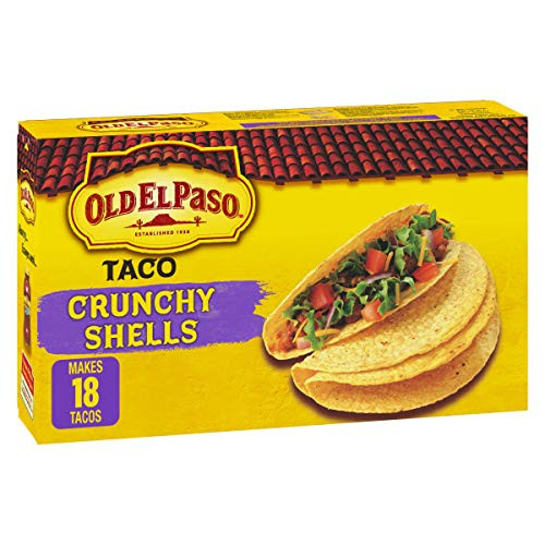 Old El Paso Gluten Free Taco Crunchy Shells -18pk- 191g 6.7 oz -Imported from Canada-