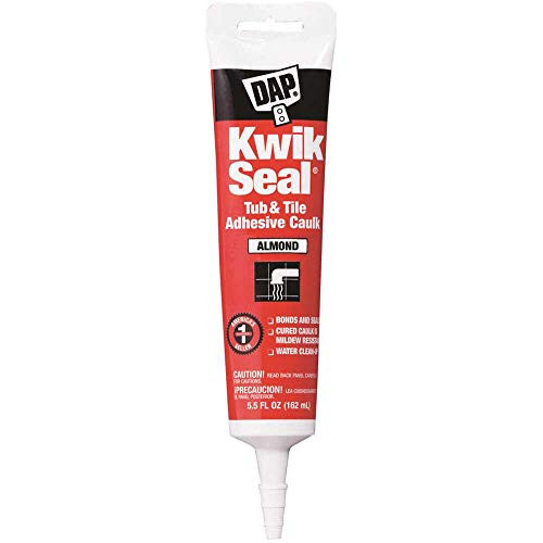 Dap 18013 12 Pack 5.5 oz. Kwik Seal Kitchen and Bath Adhesive Caulk  Almond