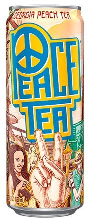 Peace Iced Tea Georgia Peach 23 Fl Oz -Pack of 12-